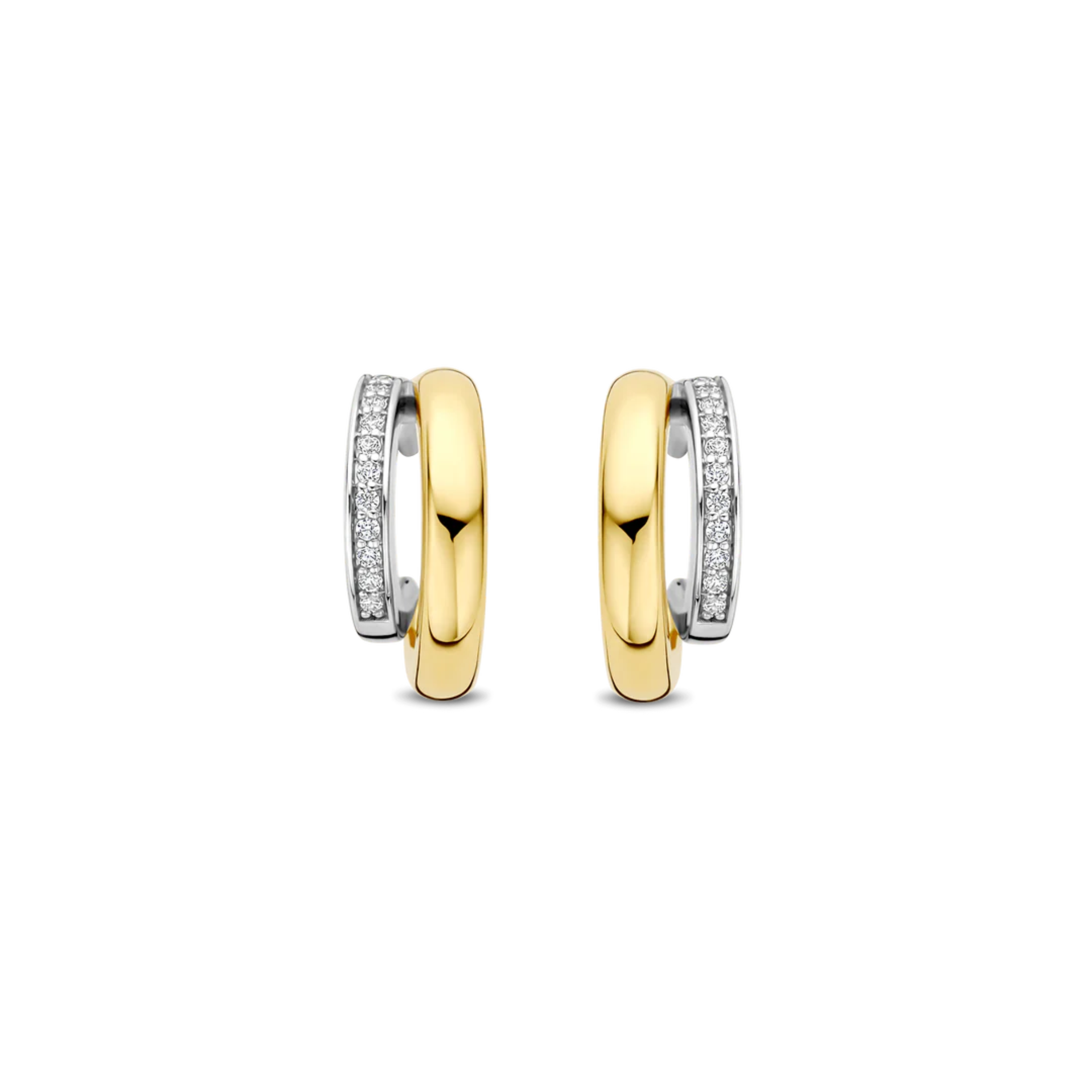 TI SENTO Zirconia Double Earrings