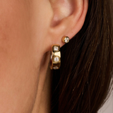 TI SENTO Classic Zirconia Hoops