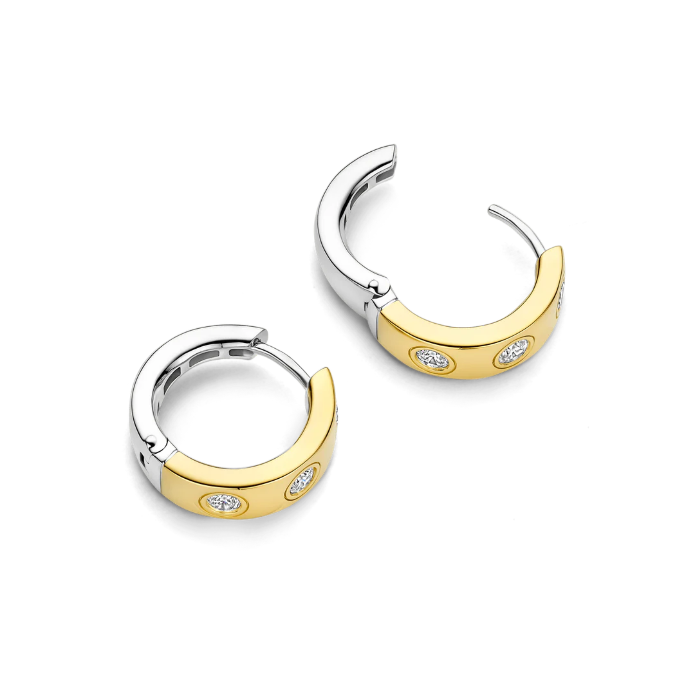 TI SENTO Classic Zirconia Hoops