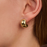 TI SENTO Bold Gold Vermeil Earrings