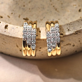TI SENTO Stardust Zirconia Layered Earrings