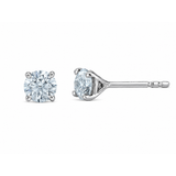 10K White Gold .50CTW Lab Grown Diamond Studs