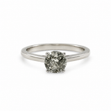 14K White Gold 2.01CT Round Brilliant Canadian Diamond Solitaire I2 F VH64800401