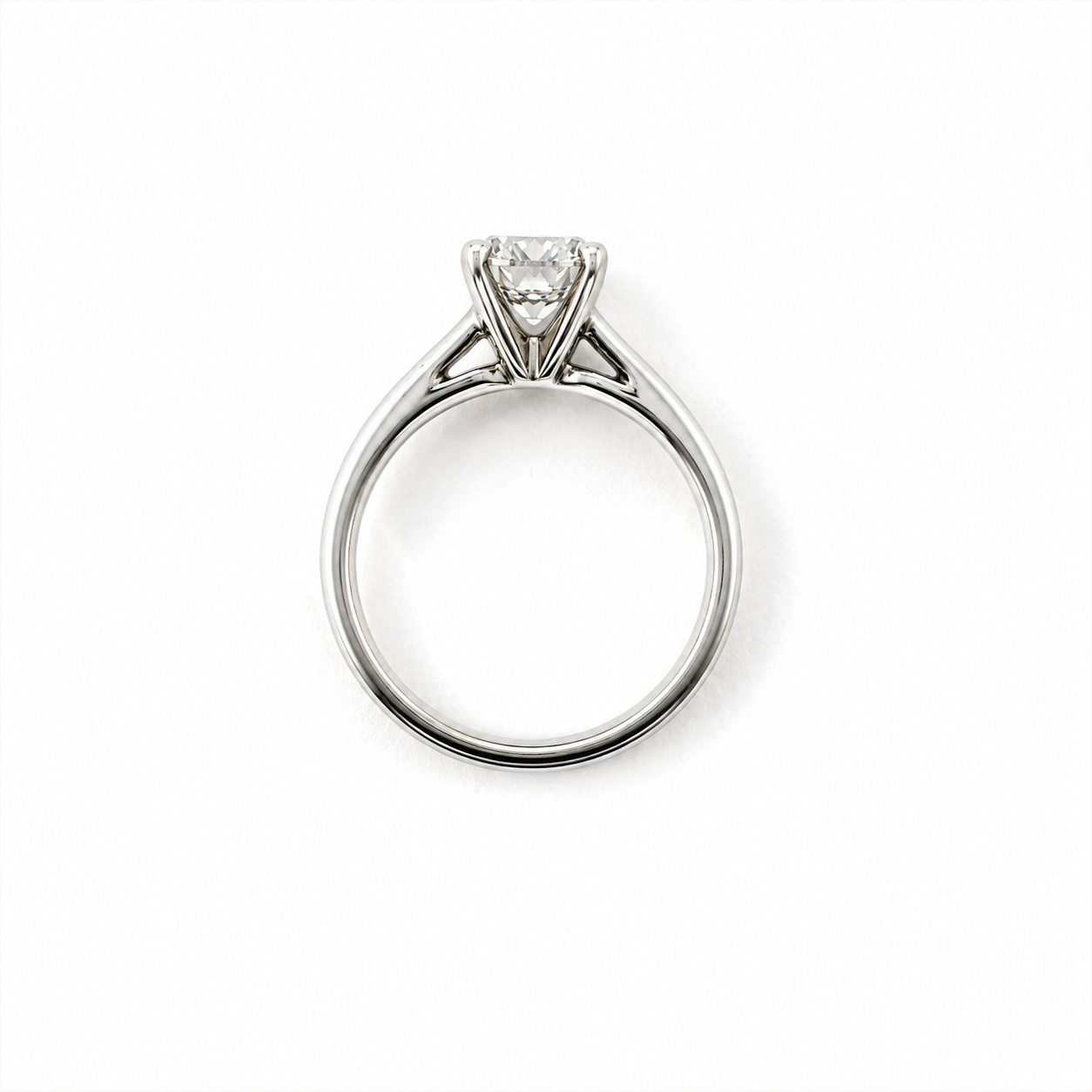 14K White Gold 2.01CT Round Brilliant Canadian Diamond Solitaire I2 F VH64800401
