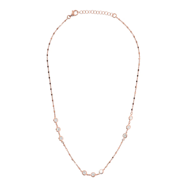 Bronzallure 18K Rose Gold Plated Necklace