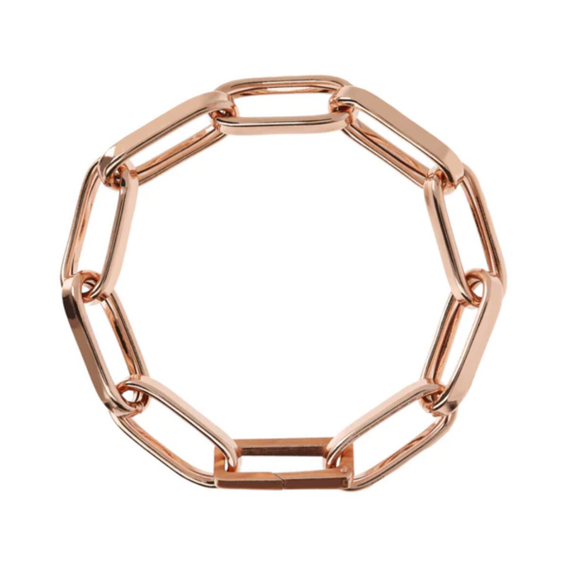 Bronzallure 18K Rose Gold Plated Link Bracelet