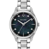 Bulova Sutton Black Dial Diamond Watch