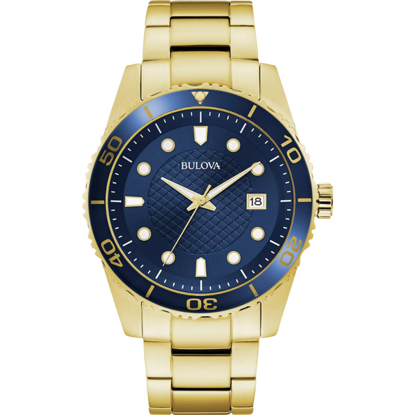 Bulova Classic Blue Face Watch