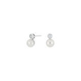 Joanli Nor Rhodium Nomi Earrings 10mm