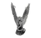 Sterling Silver Eagle And Snake Pendant