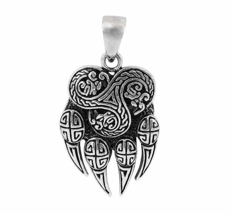 Sterling Silver Wolf Claw Pendant
