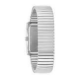 Caravelle Dress Square Face Watch with Expansion Strap