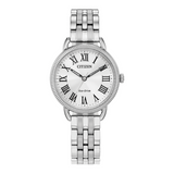 Citizen Classic Coin edge Eco-Drive Watch with Silver Dial