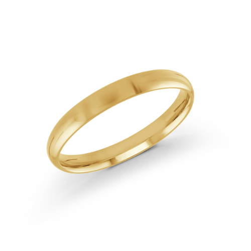 10K Yellow Gold 3mm Wedding Band RS10