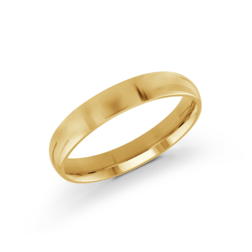 10K Yellow Gold 4mm Wedding Band RS6