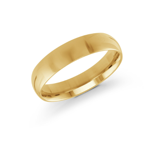 10K Yellow Gold 5mm Wedding Band RS9