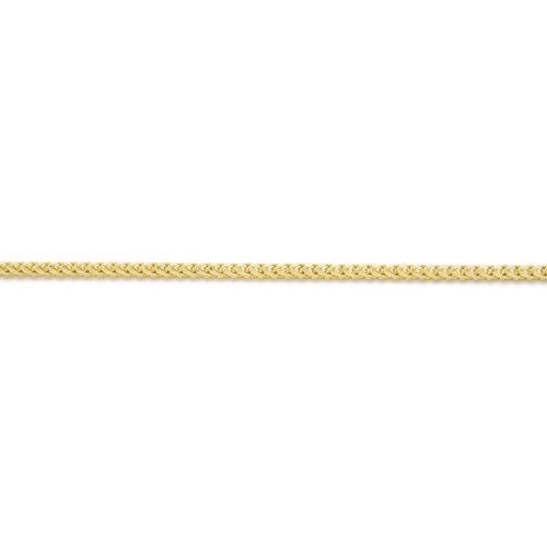 10K Yellow Gold 20" Round Foxtail Chain