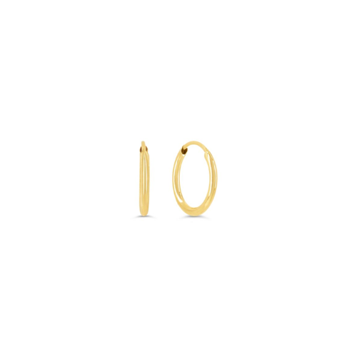10K Yellow Gold 10mm Sleepers