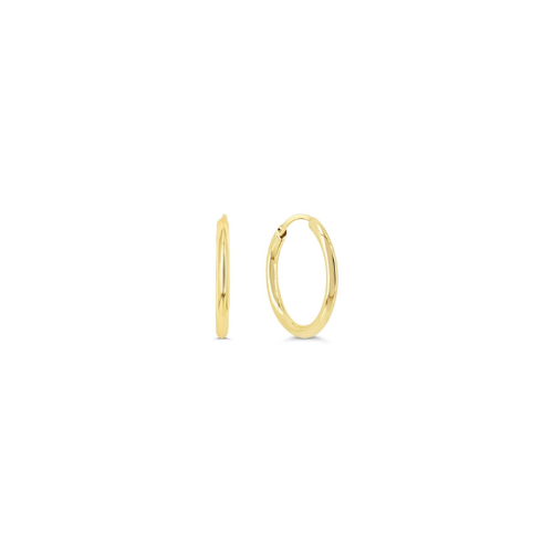 10K Yellow Gold 12mm Sleepers