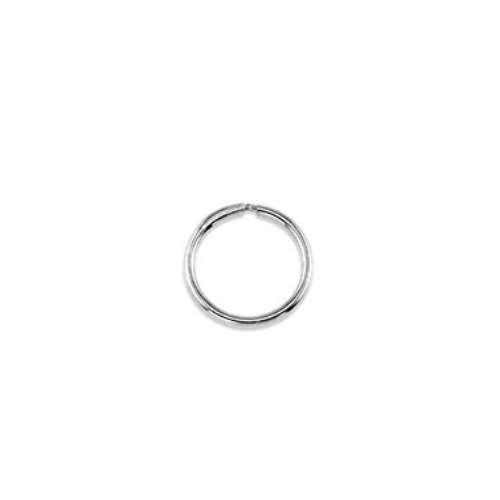 10K White Gold 10mm Sleepers