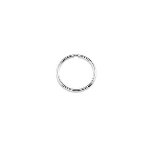 10K White Gold 12mm Sleepers