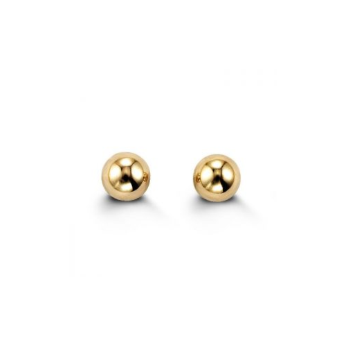 14K Yellow Gold Baby Ball Studs