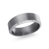 7mm Satin Finish Tantalum Wedding Band RS9