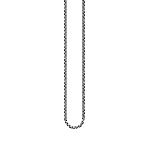 Thomas Sabo Blackened Sterling Silver 50cm Venezia Chain