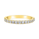 18K Yellow Gold .26ctw Round Brilliant Canadian Diamond Band