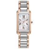 Citizen L Bianca Watch with Rectangle Mother of Pearl Dial