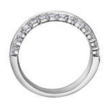14K White Gold .50ctw Diamond Band