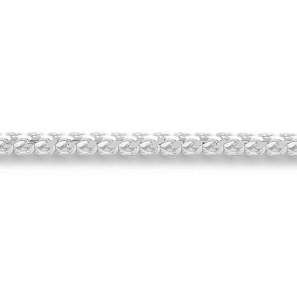 10K White Gold 20" Franco Chain