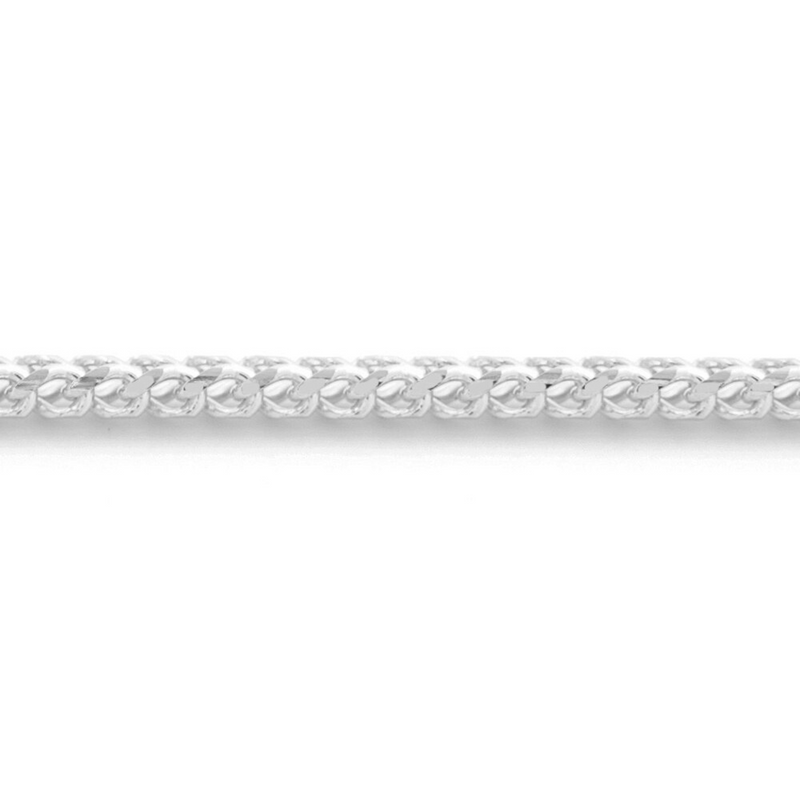 10K White Gold 20" Franco Chain
