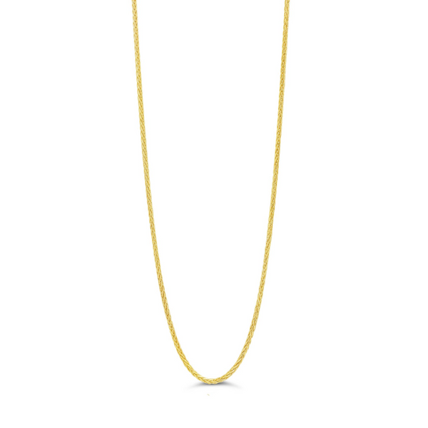 10K Yellow Gold 18/20" Wheat Chain