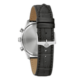 Bulova Sutton Watch with Black Dial & Leather Strap