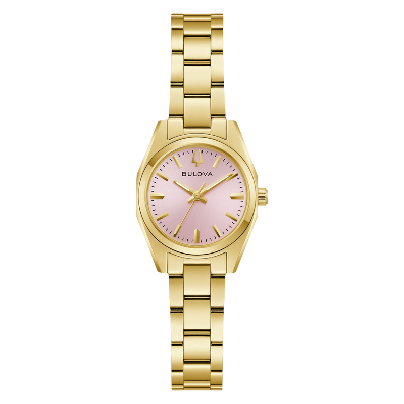 Bulova Surveyor Watch with Pink Dial