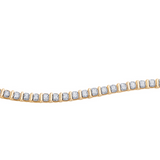 10K Yellow Gold .50ctw Diamond Tennis Bracelet