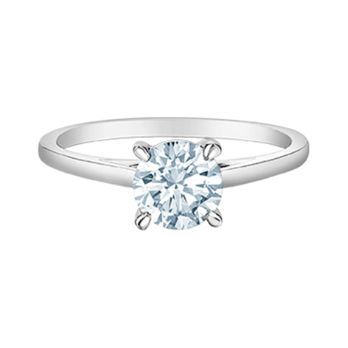 14K White Gold 1.55ct Round Brilliant Lab Grown Diamond Solitaire