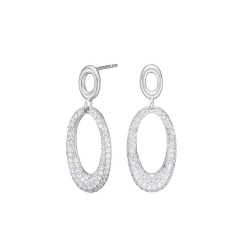 Joanli Nor Rhodium plated Silver Paris Earrings