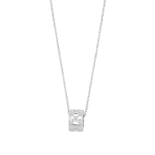 Joanli Nor Rhodium plated Silver Olise Necklace