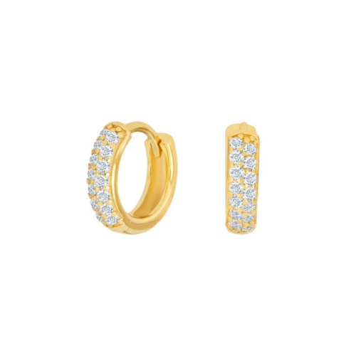 Joanli Nor Kosa Gold Tone Hoop Earrings