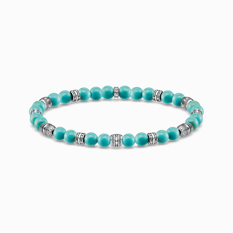 Thomas Sabo Turquoise Beaded Bracelet