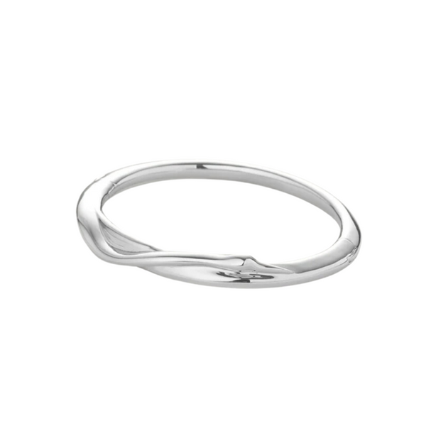 Jenny Bird Colette Bangle in High polish Silver