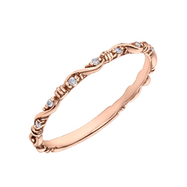 10K Rose Gold .04ctw Chi Chi Enchanted Forest Diamond Ring