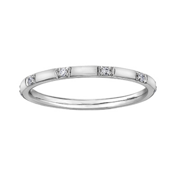 10K White Gold .06ctw Diamond Chi Chi Band