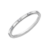 10K White Gold .06ctw Diamond Chi Chi Band
