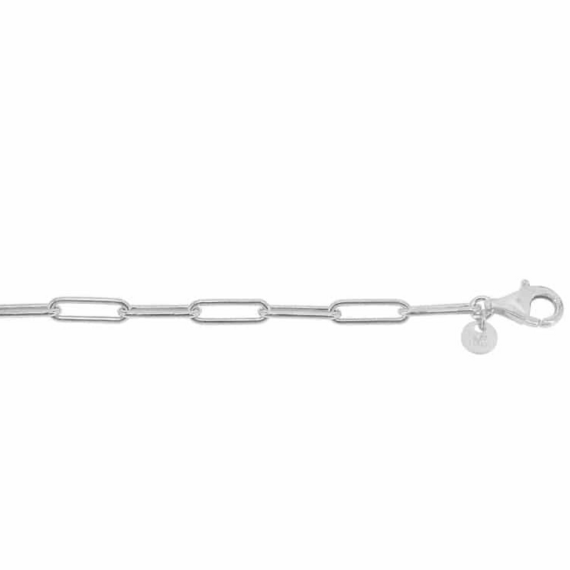 Sterling Silver 20" Paperclip Chain
