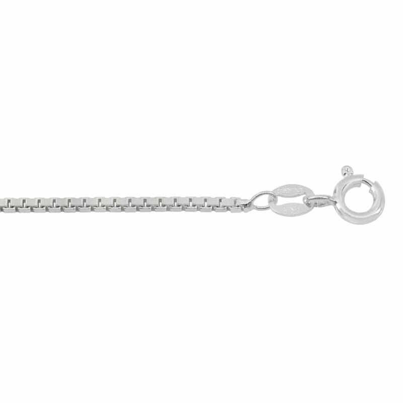 Sterling Silver 18" Box Link Chain