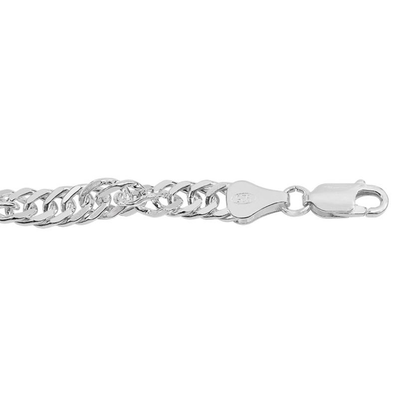 Sterling Silver 18" Singapore Chain