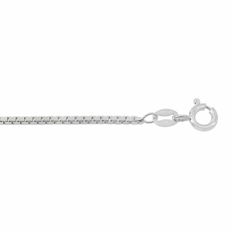 Sterling Silver 22" Box Link Chain